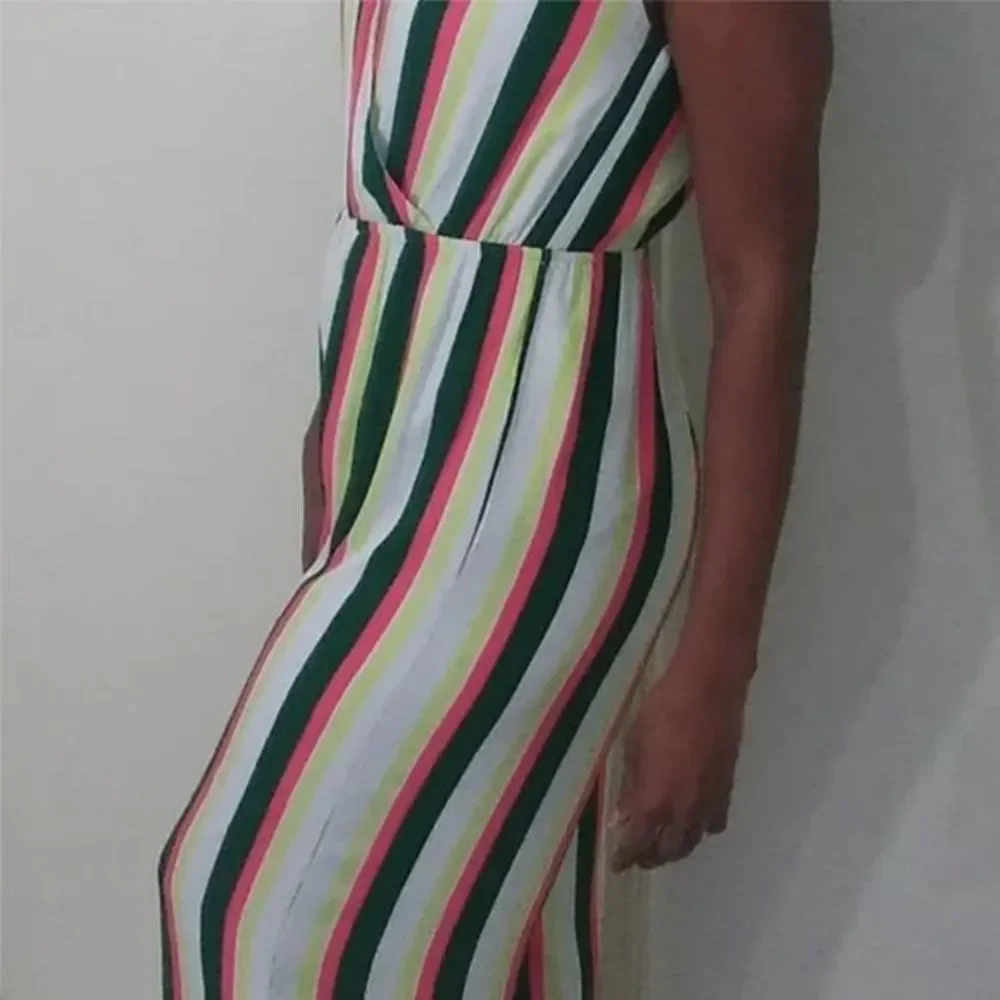 Line & Dot Pants Jumpsuit - Picture 2 of 10